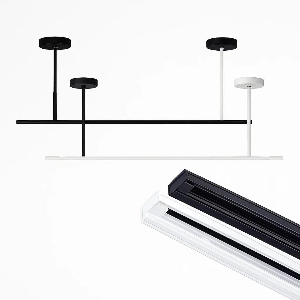 asta regolabile universo t-100cm per binario elettrificato fino a 100 cm - dettaglio 2