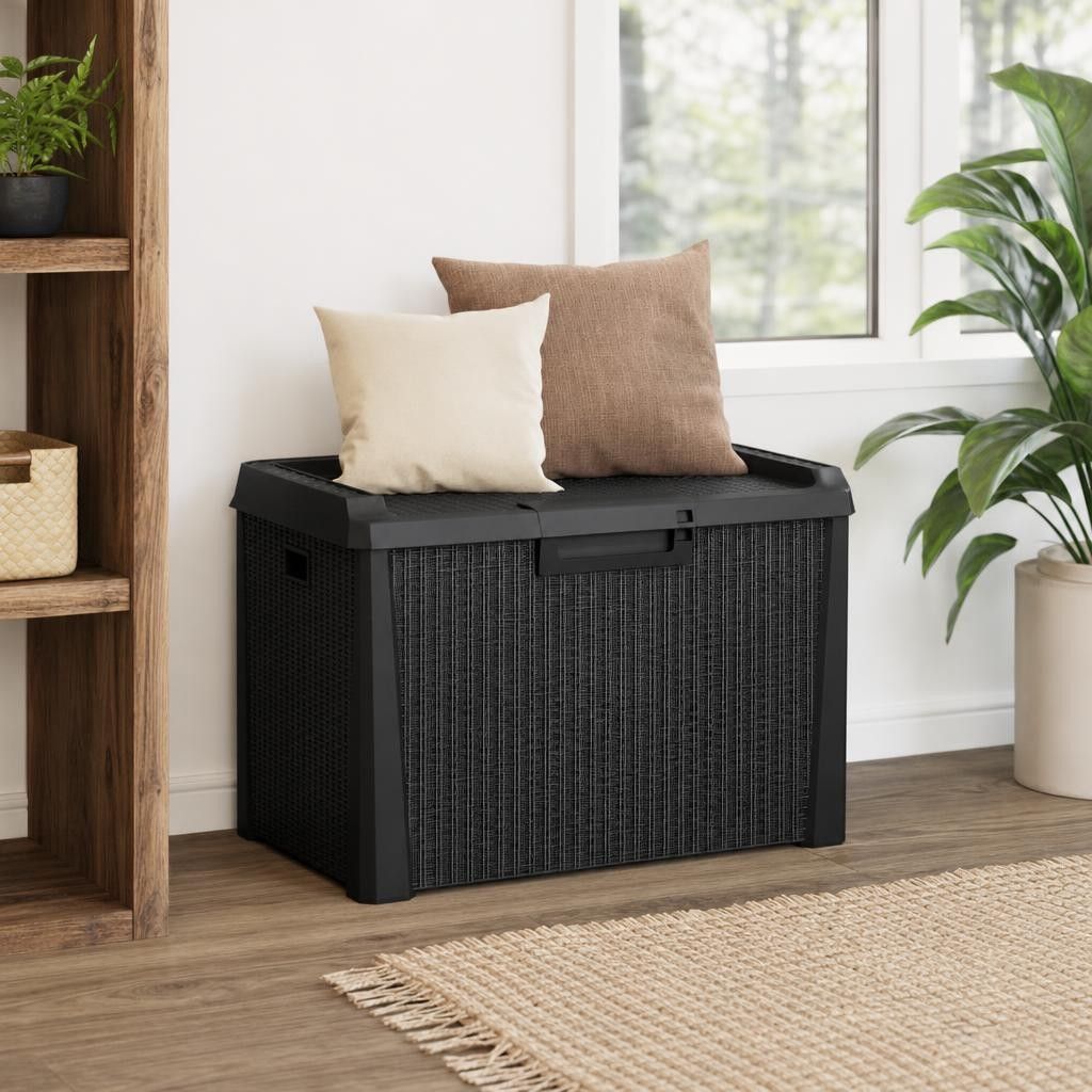 Baule da Giardino Antracite 125 L in PP