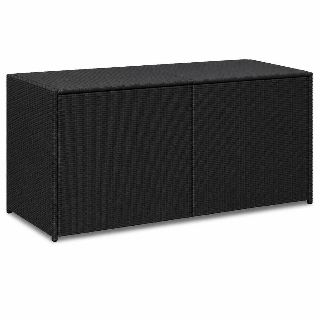 Contenitore da Giardino Nero 283L in Polyrattan