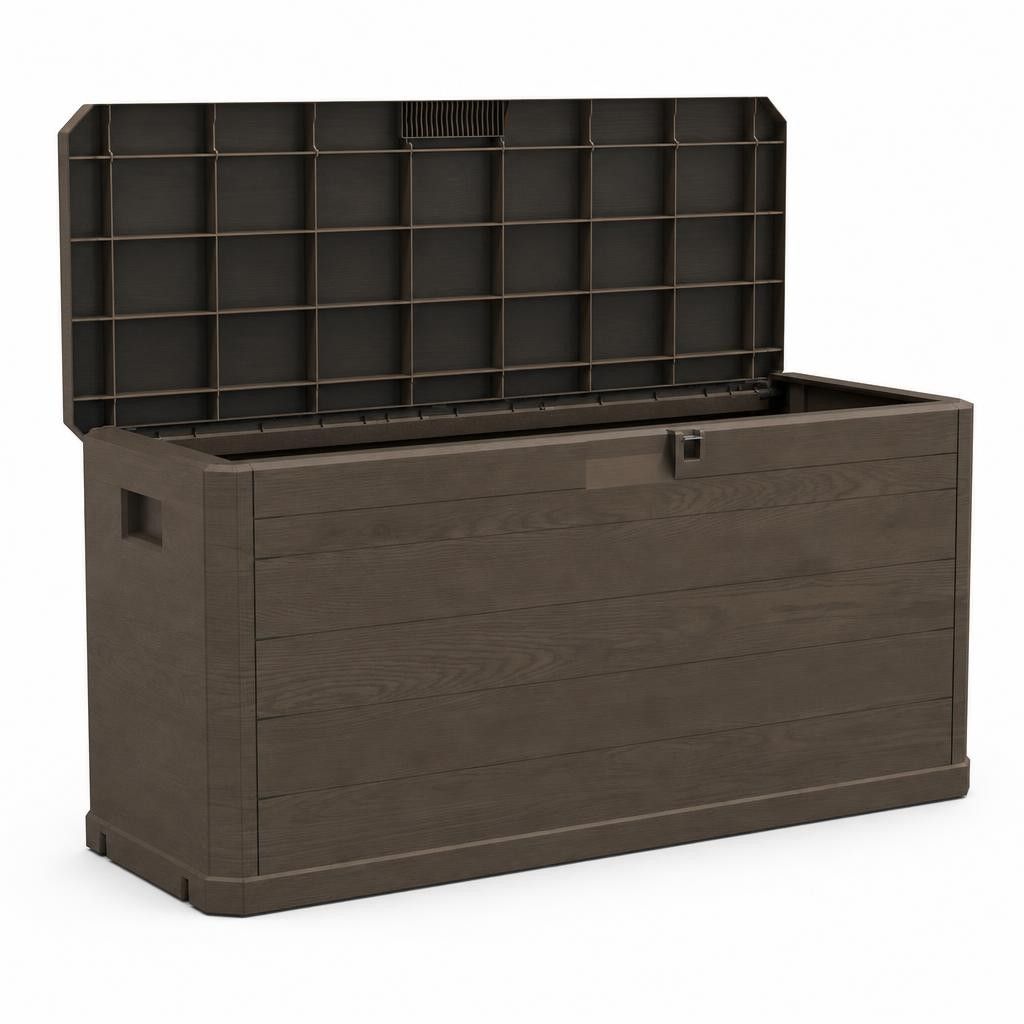 Baule da Giardino 280 L Marrone